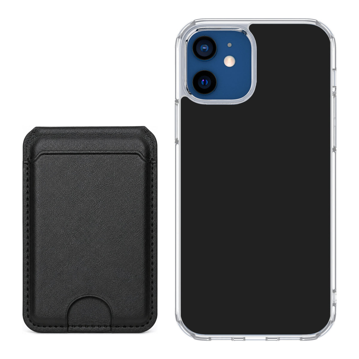 Scooch MagCase Black for iPhone 12 — Black MagWallet Bundle