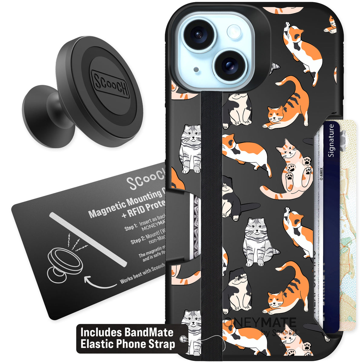 Scooch Moneymate Kitty Crew for iPhone 13 — Starter Bundle