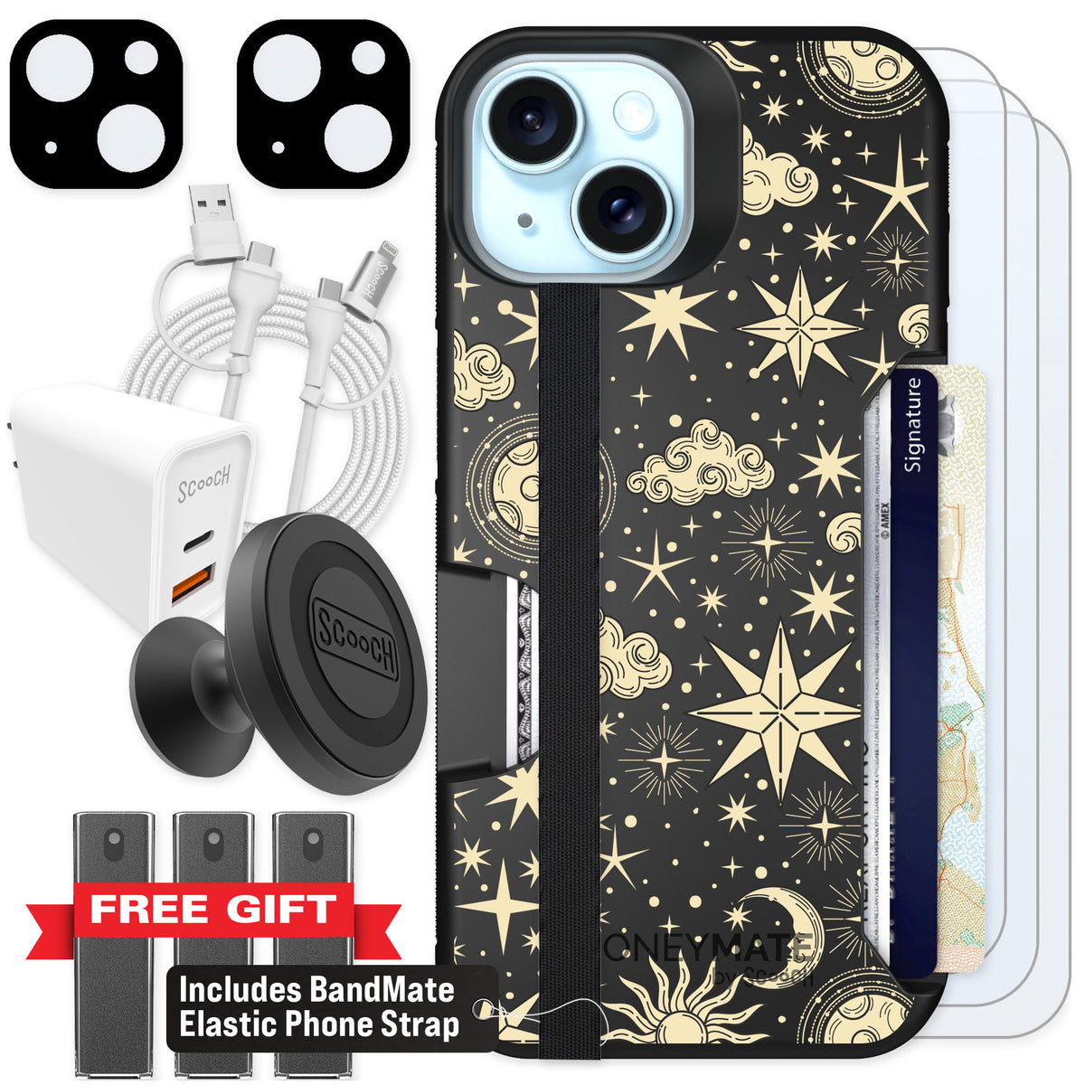 Scooch Moneymate Celestial Sleep for iPhone 13 — Ultimate Bundle
