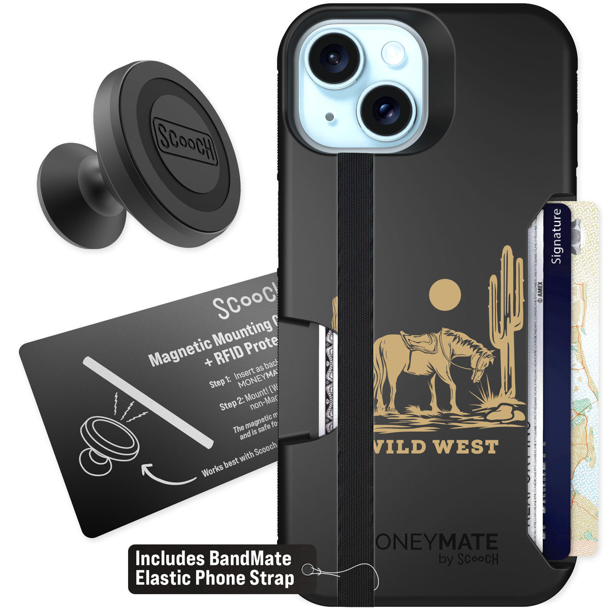Scooch Moneymate Wild West for iPhone 14 — Starter Bundle