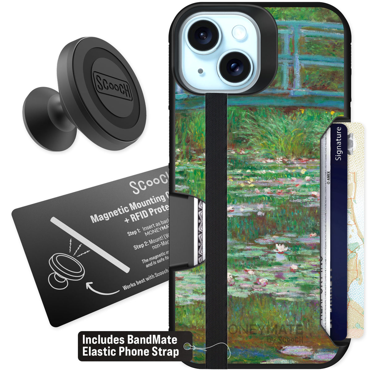 Scooch Moneymate Japanese Footbridge for iPhone 14 — Starter Bundle
