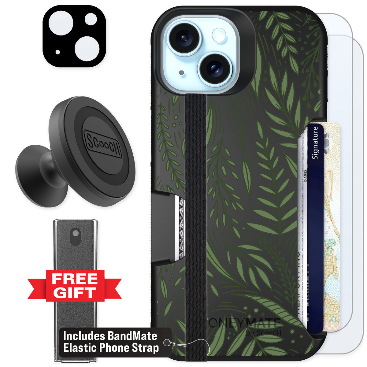 Scooch Moneymate Willow Garden for iPhone 13 — Defender Bundle