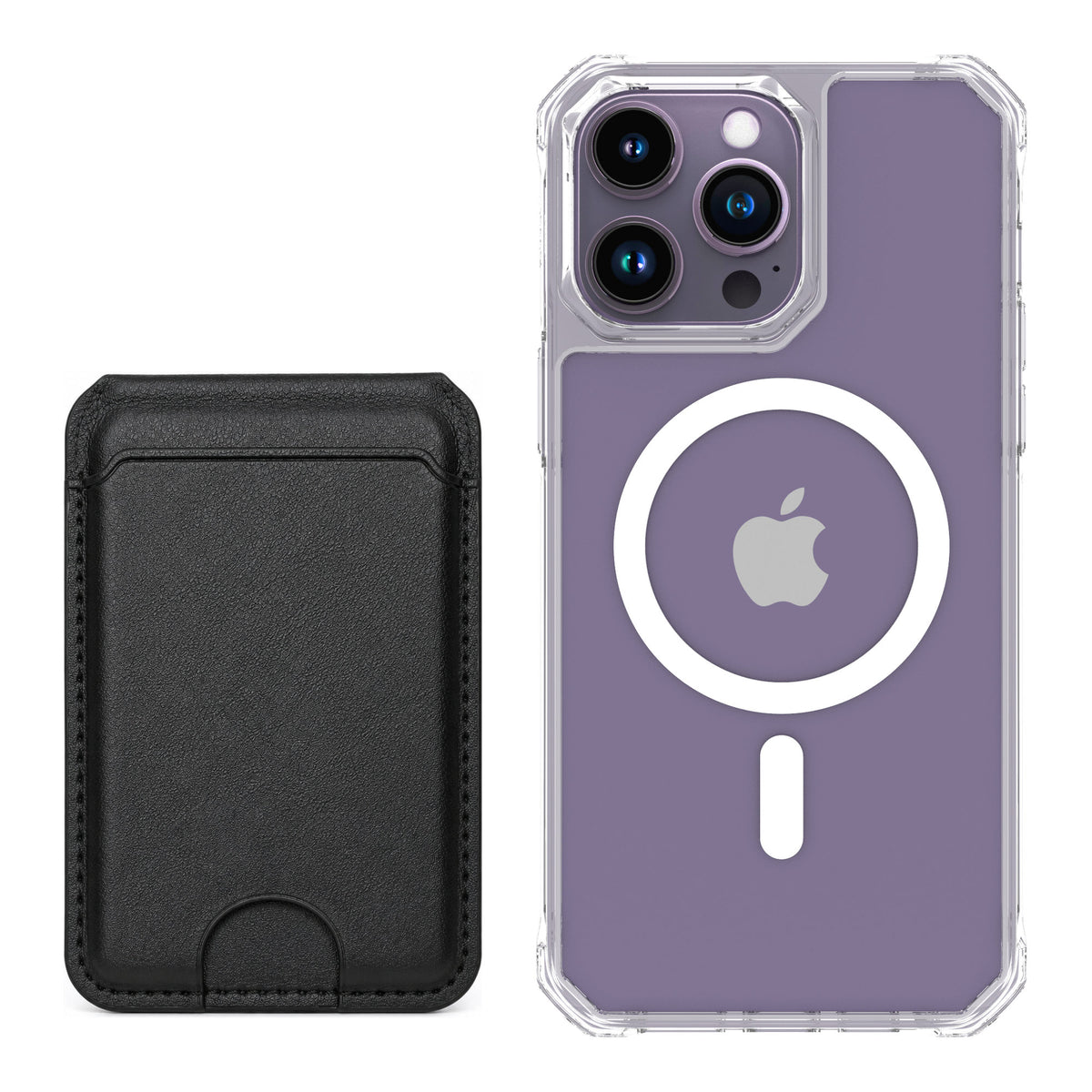Scooch MagCase Clear for iPhone 14 Pro Max — Matching MagWallet Bundle