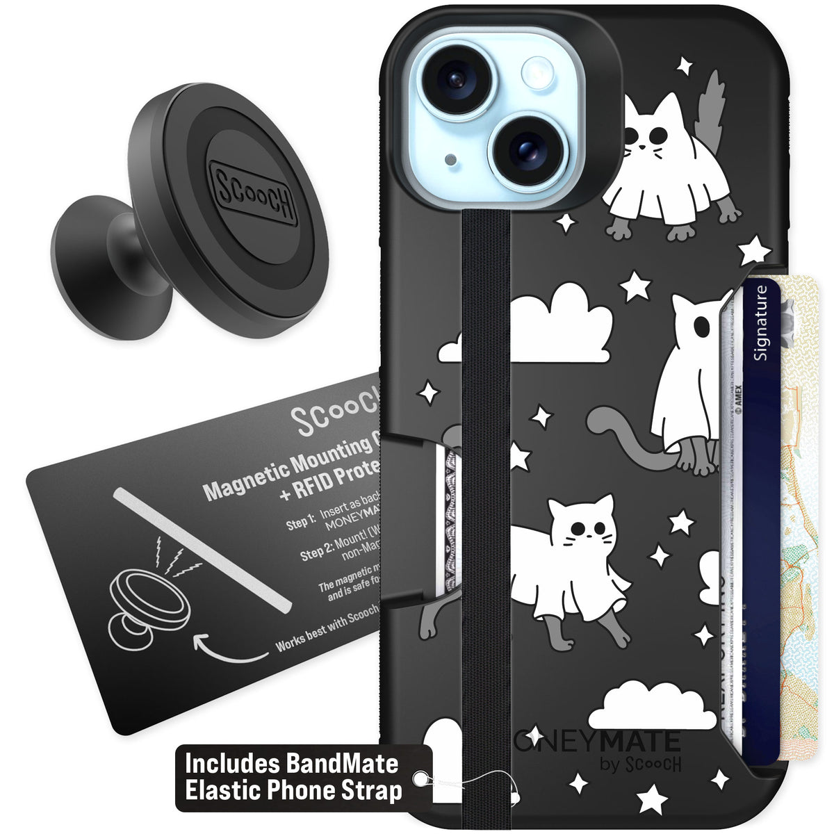 Scooch Moneymate Scaredy Cats for iPhone 13 — Starter Bundle