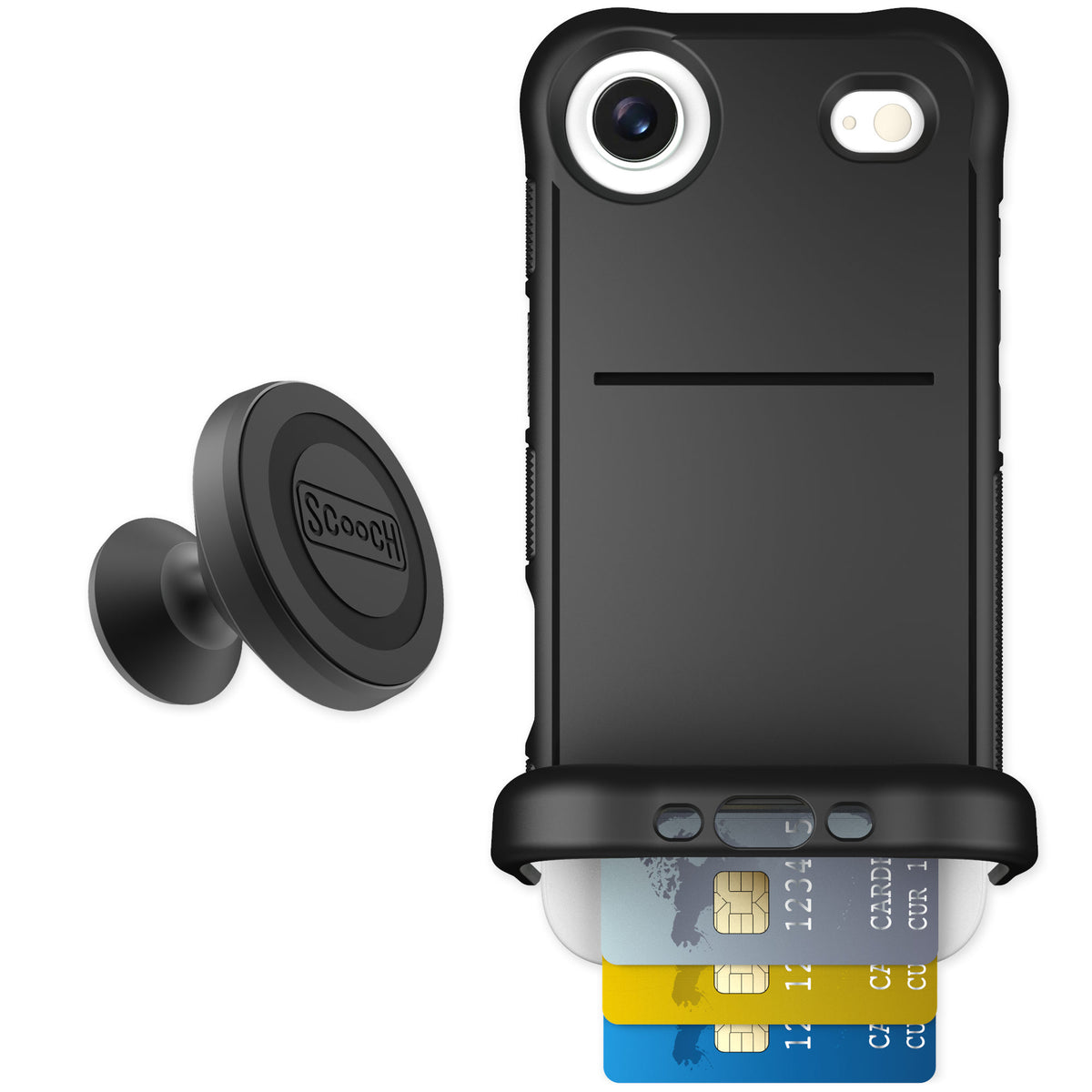 Scooch Wingmate Black for iPhone Air — Starter Bundle