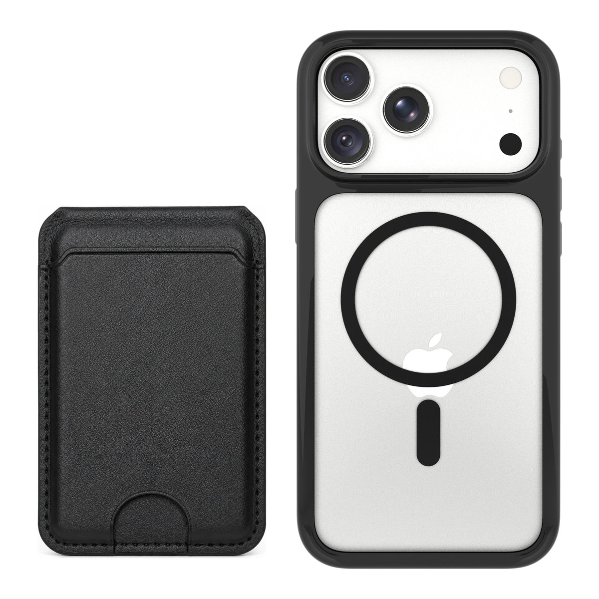 Scooch MagCase Tuxedo Clear for iPhone 18 Pro Max — Matching MagWallet Bundle