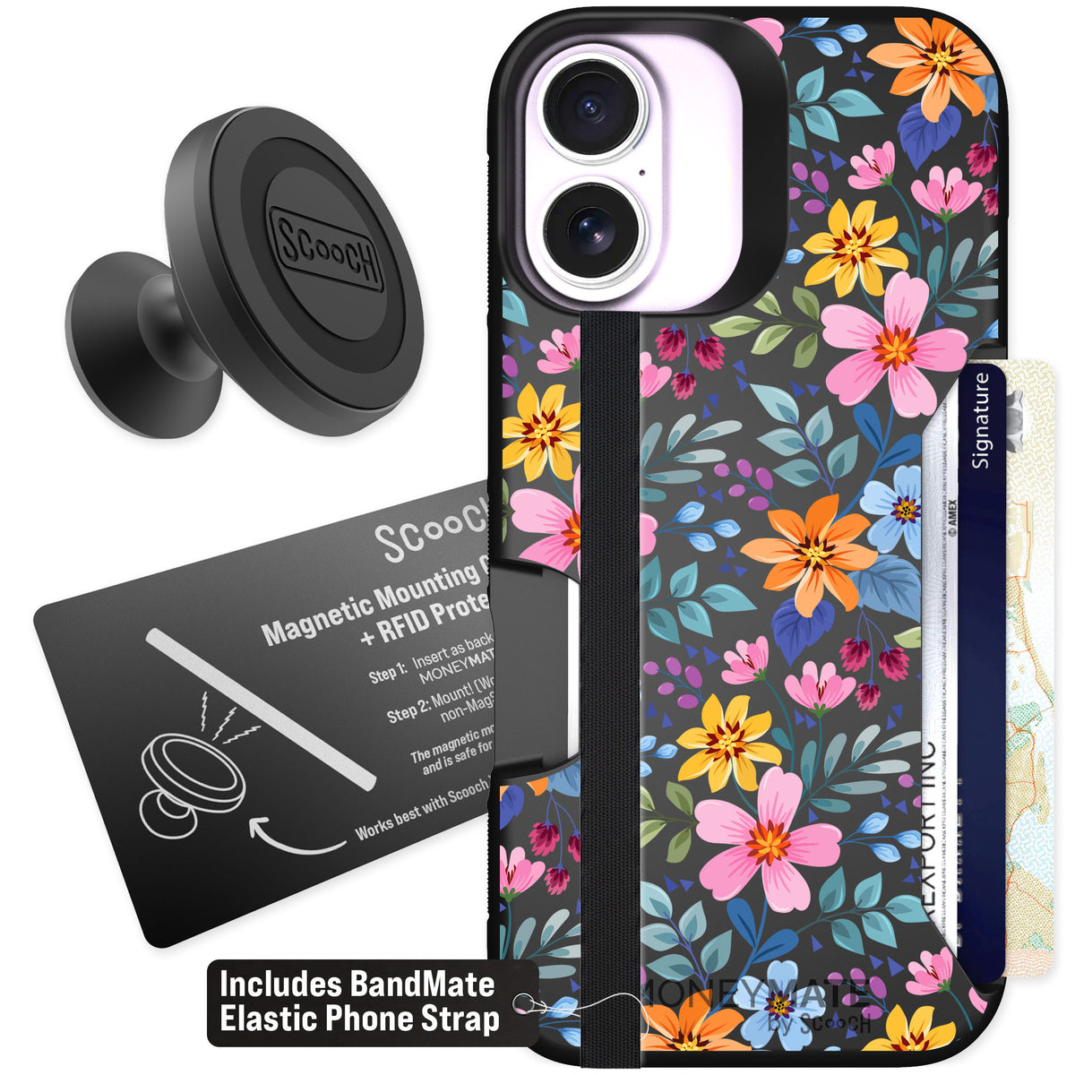 Scooch Moneymate Full Bloom for iPhone 17 — Starter Bundle