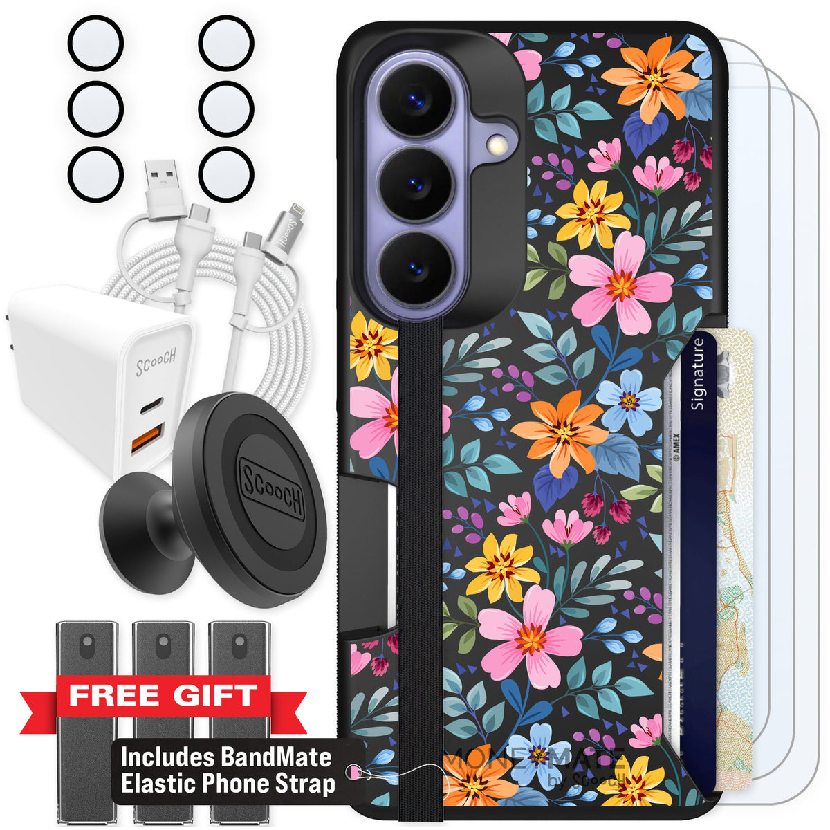 Scooch Moneymate Full Bloom for Galaxy S26 — Ultimate Bundle