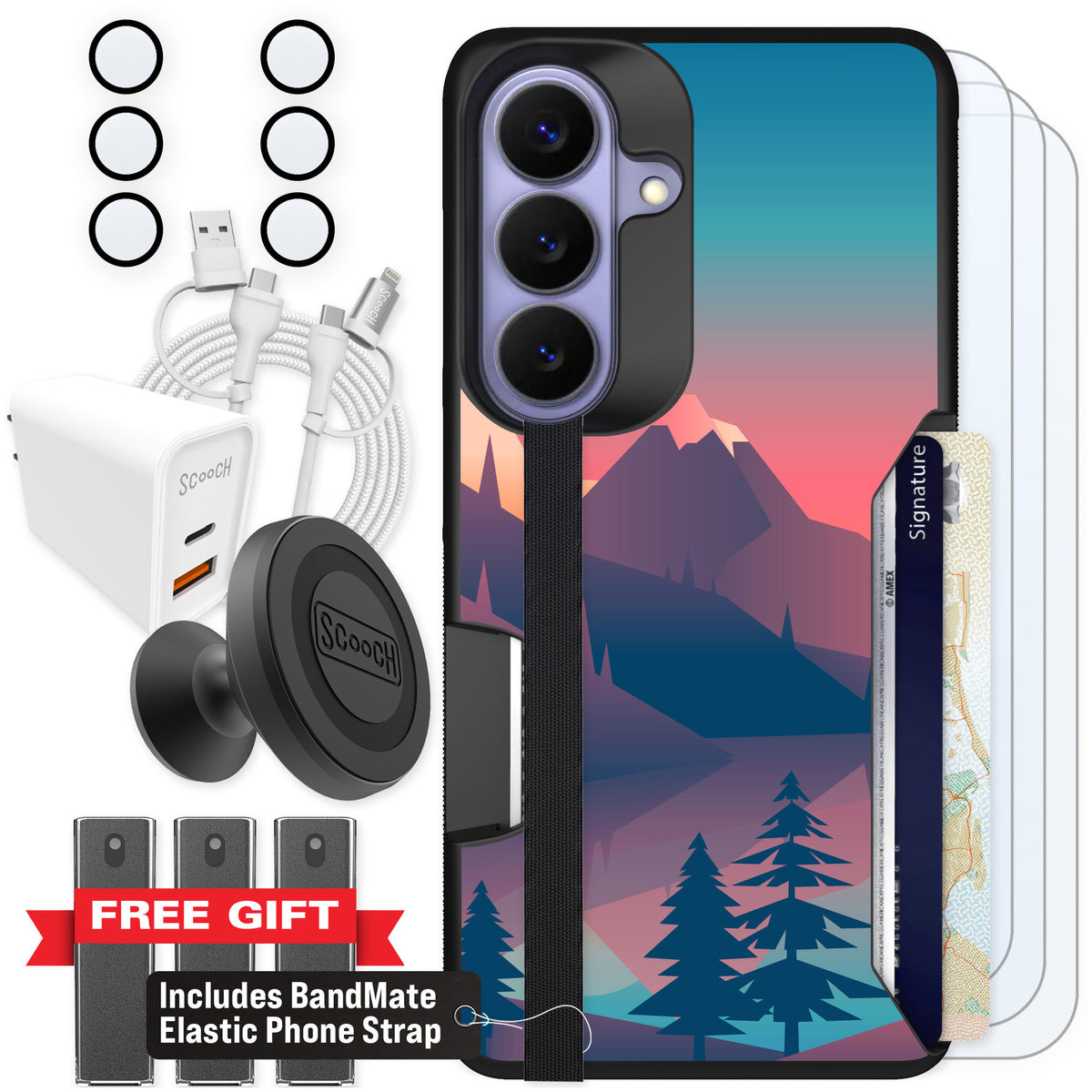 Scooch Moneymate Mountain Range for Galaxy S26 — Ultimate Bundle