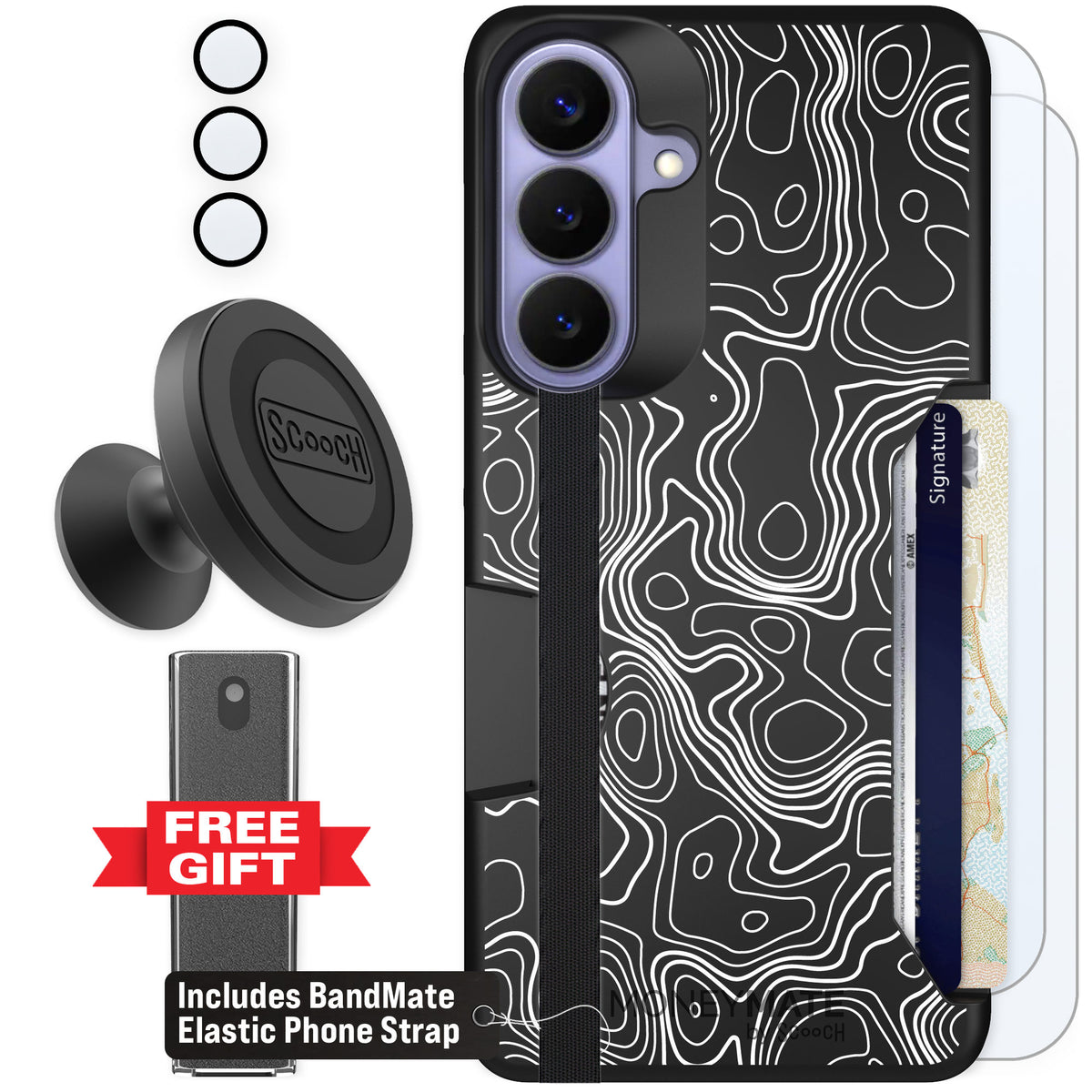 Scooch Moneymate Topography for Galaxy S26+ — Defender Bundle