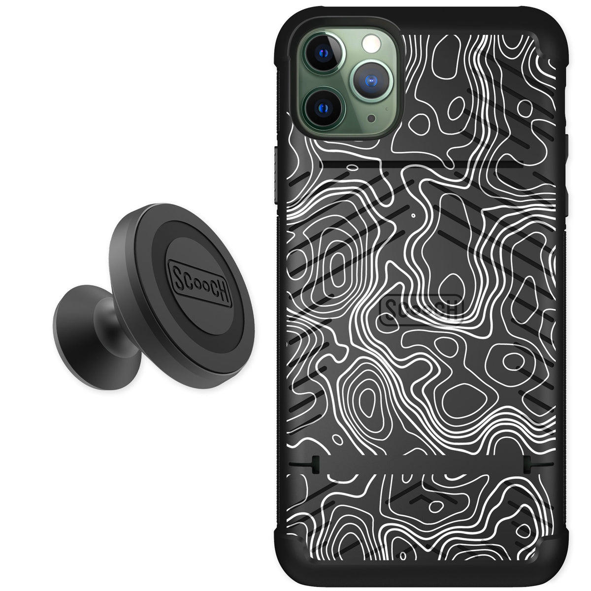 Scooch Wingmate Topography for iPhone 11 Pro Max — Starter Bundle