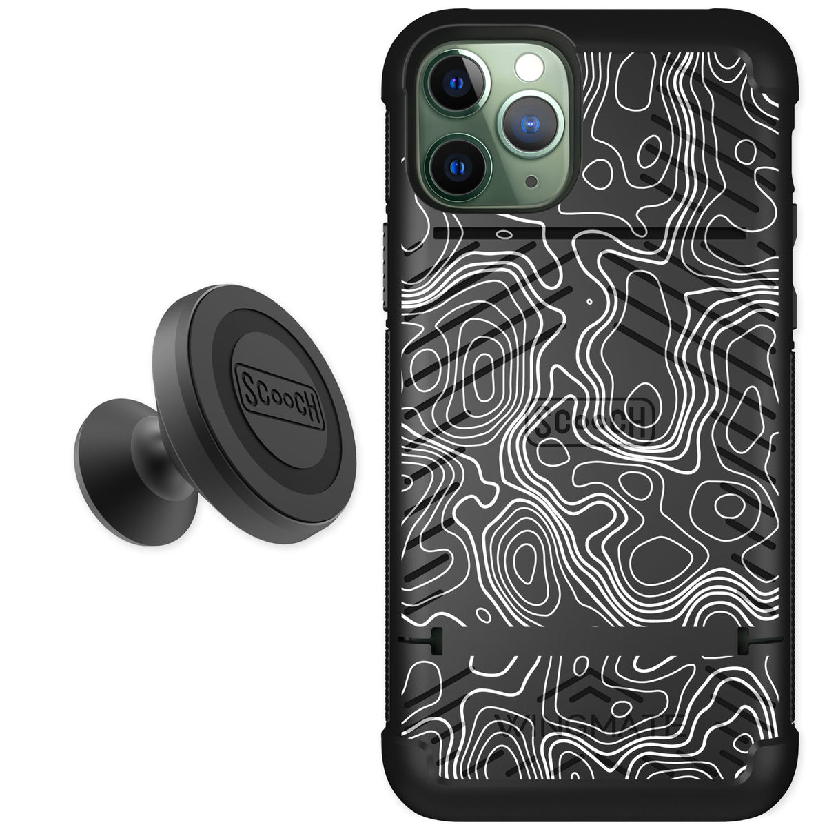 Scooch Wingmate Topography for iPhone 11 Pro — Starter Bundle