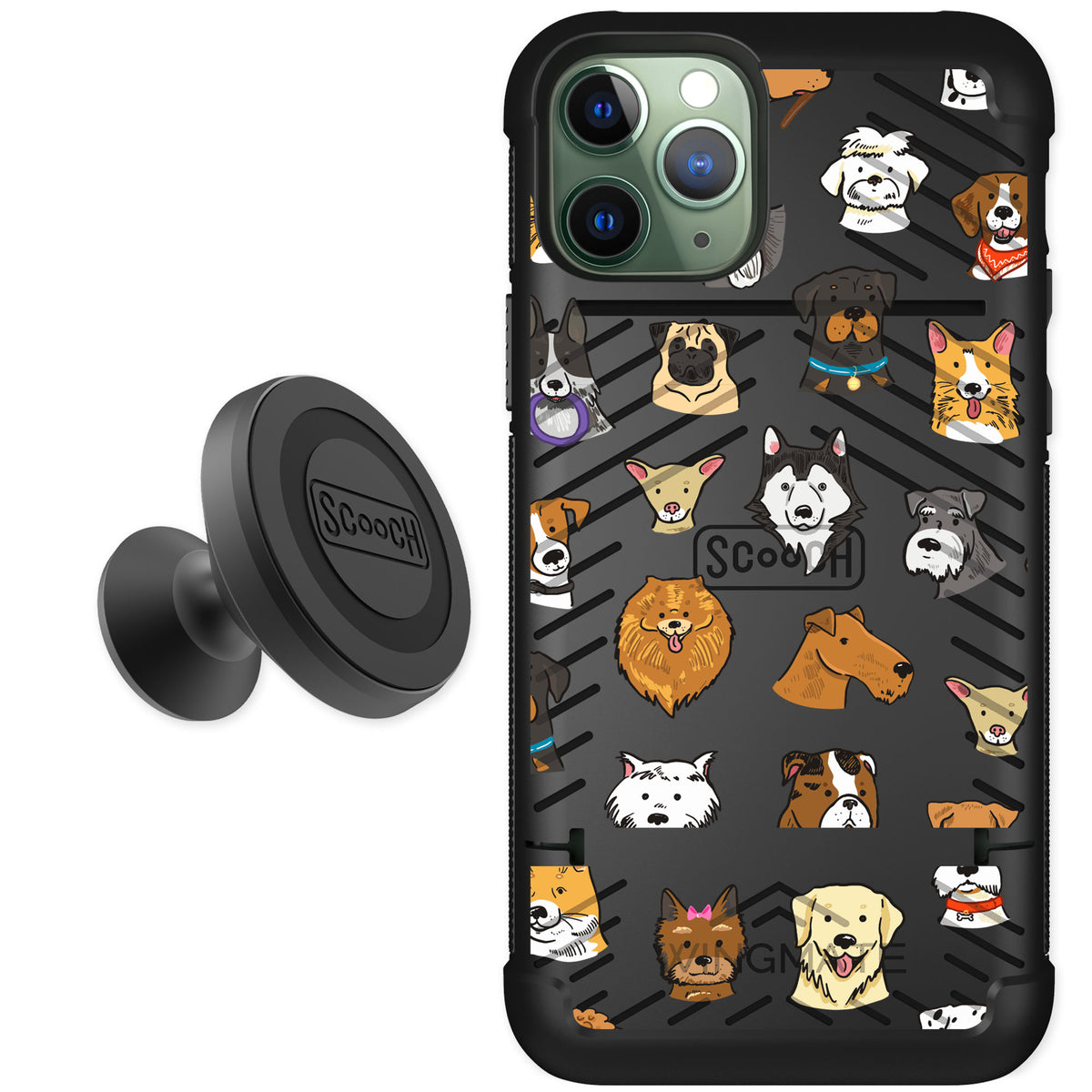 Scooch Wingmate Dog Squad for iPhone 11 Pro — Starter Bundle