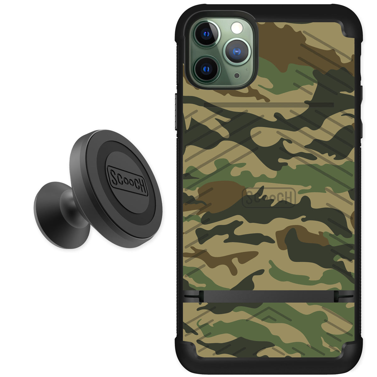 Scooch Wingmate Classic Camo for iPhone 11 Pro Max — Starter Bundle
