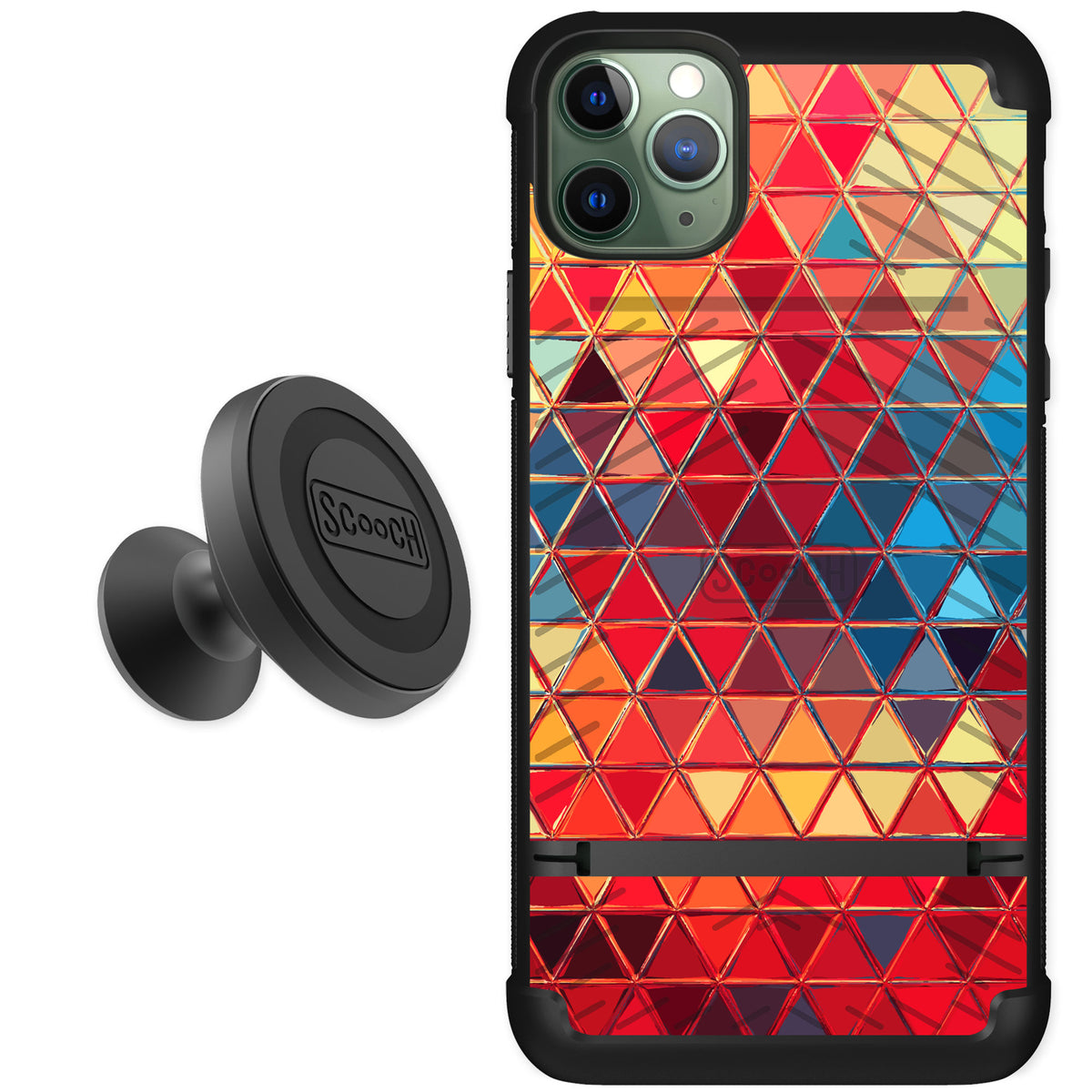 Scooch Wingmate Festive Glass for iPhone 11 Pro Max — Starter Bundle