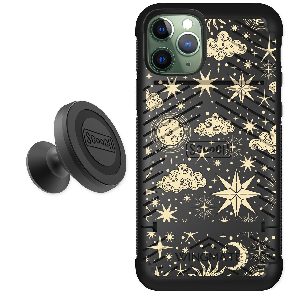 Scooch Wingmate Celestial Sleep for iPhone 11 Pro — Starter Bundle