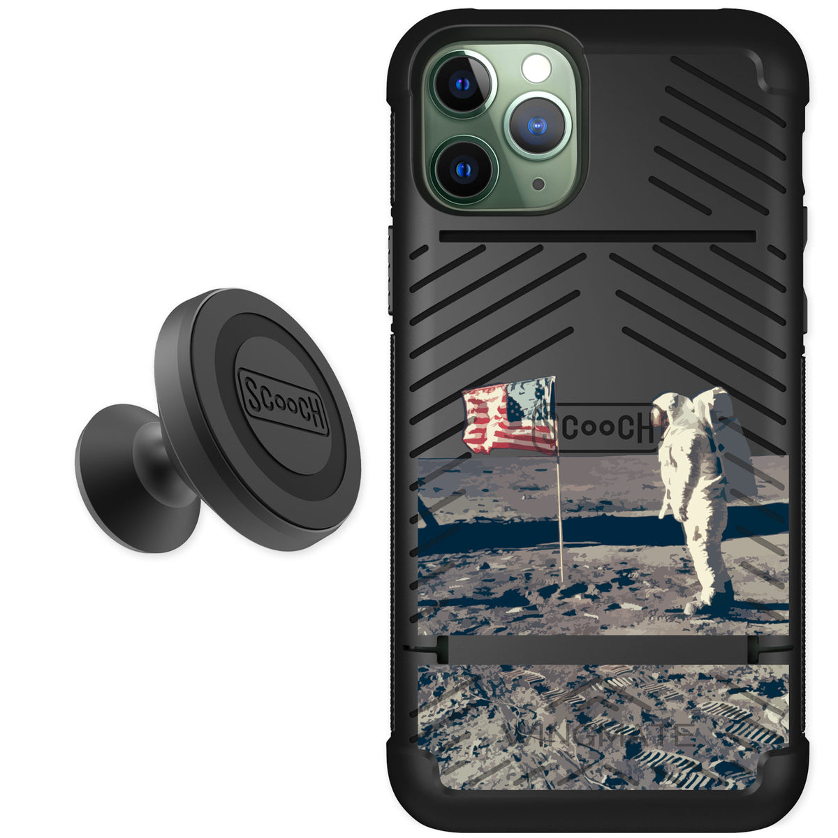 Scooch Wingmate Lunar Landing for iPhone 11 Pro — Starter Bundle
