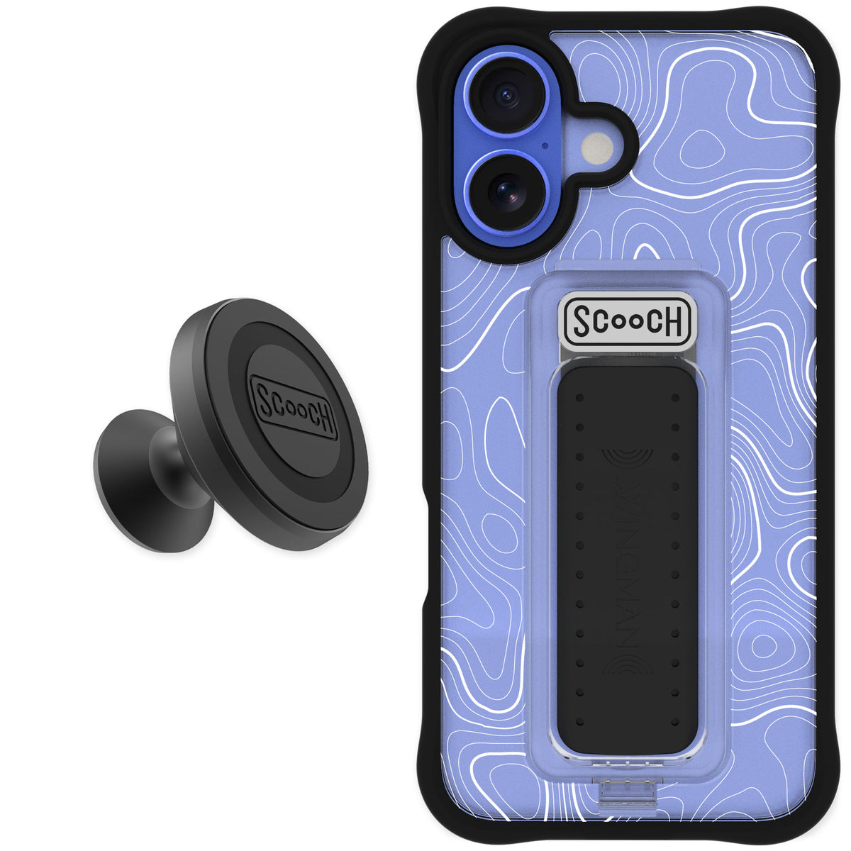 Scooch Wingman Topography for iPhone 16 — Starter Bundle