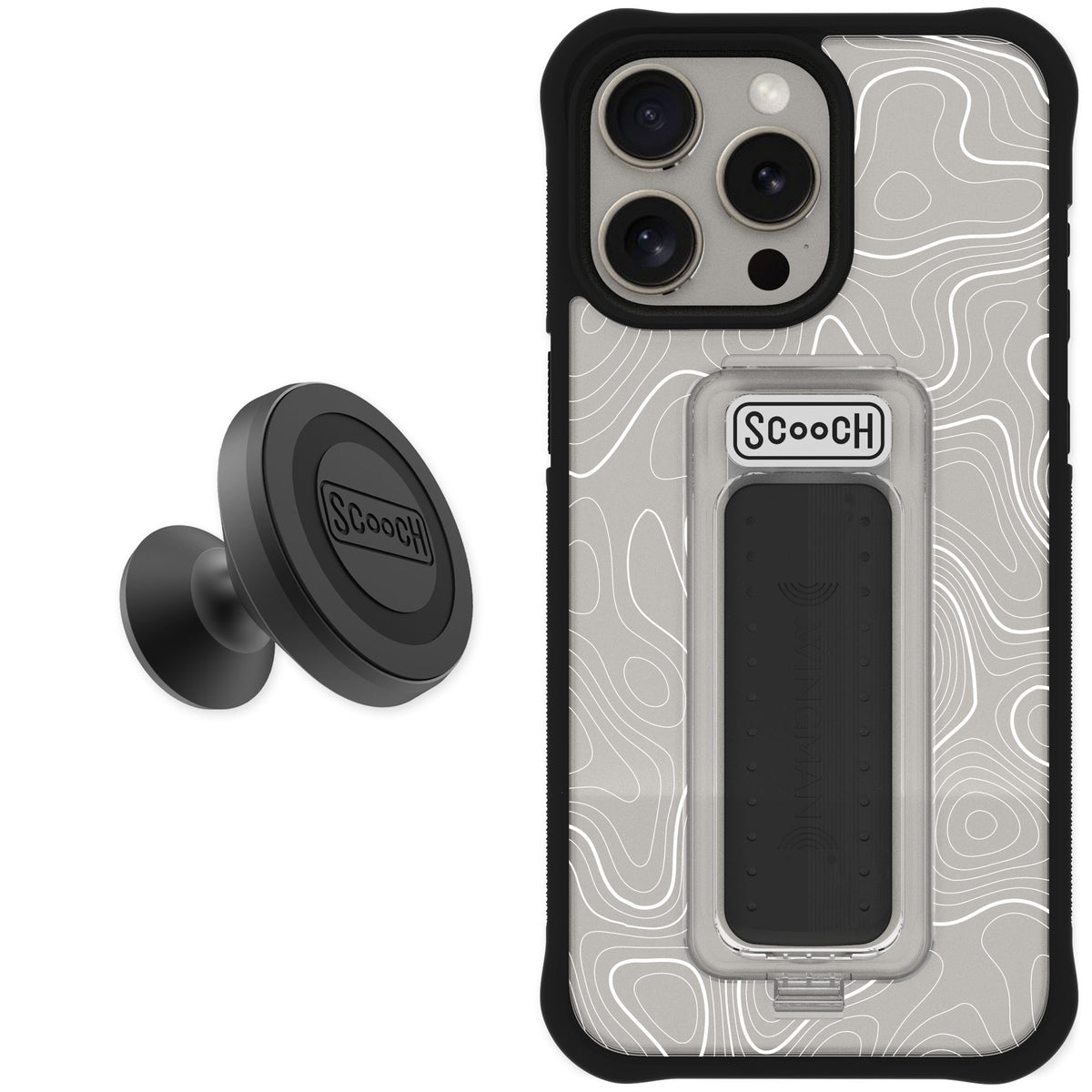 Scooch Wingman Topography for iPhone 15 Pro Max — Starter Bundle