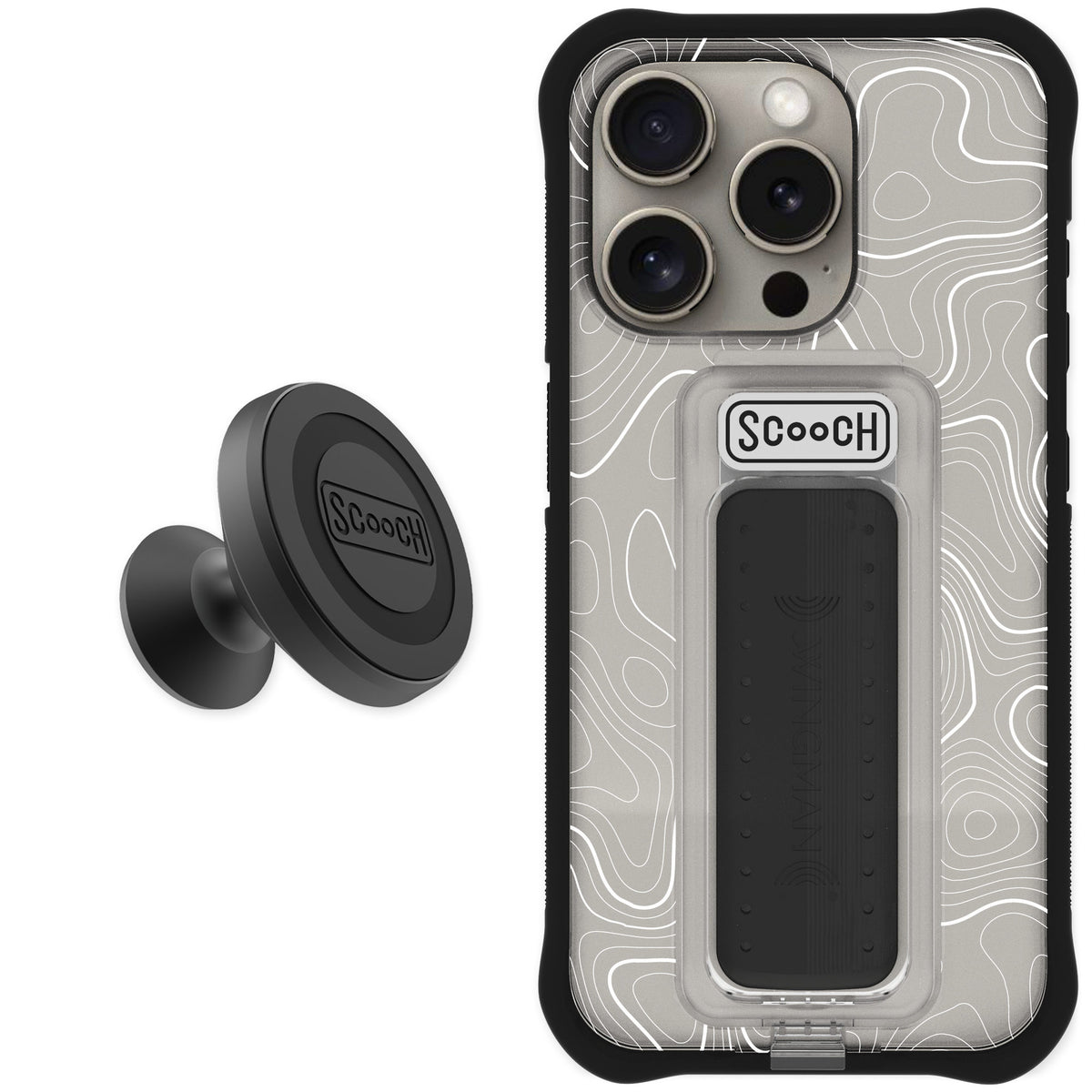 Scooch Wingman Topography for iPhone 15 Pro — Starter Bundle