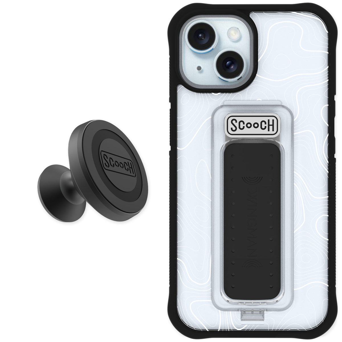Scooch Wingman Topography for iPhone 15 — Starter Bundle