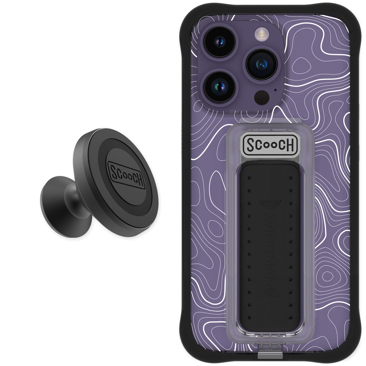 Scooch Wingman Topography for iPhone 14 Pro — Starter Bundle