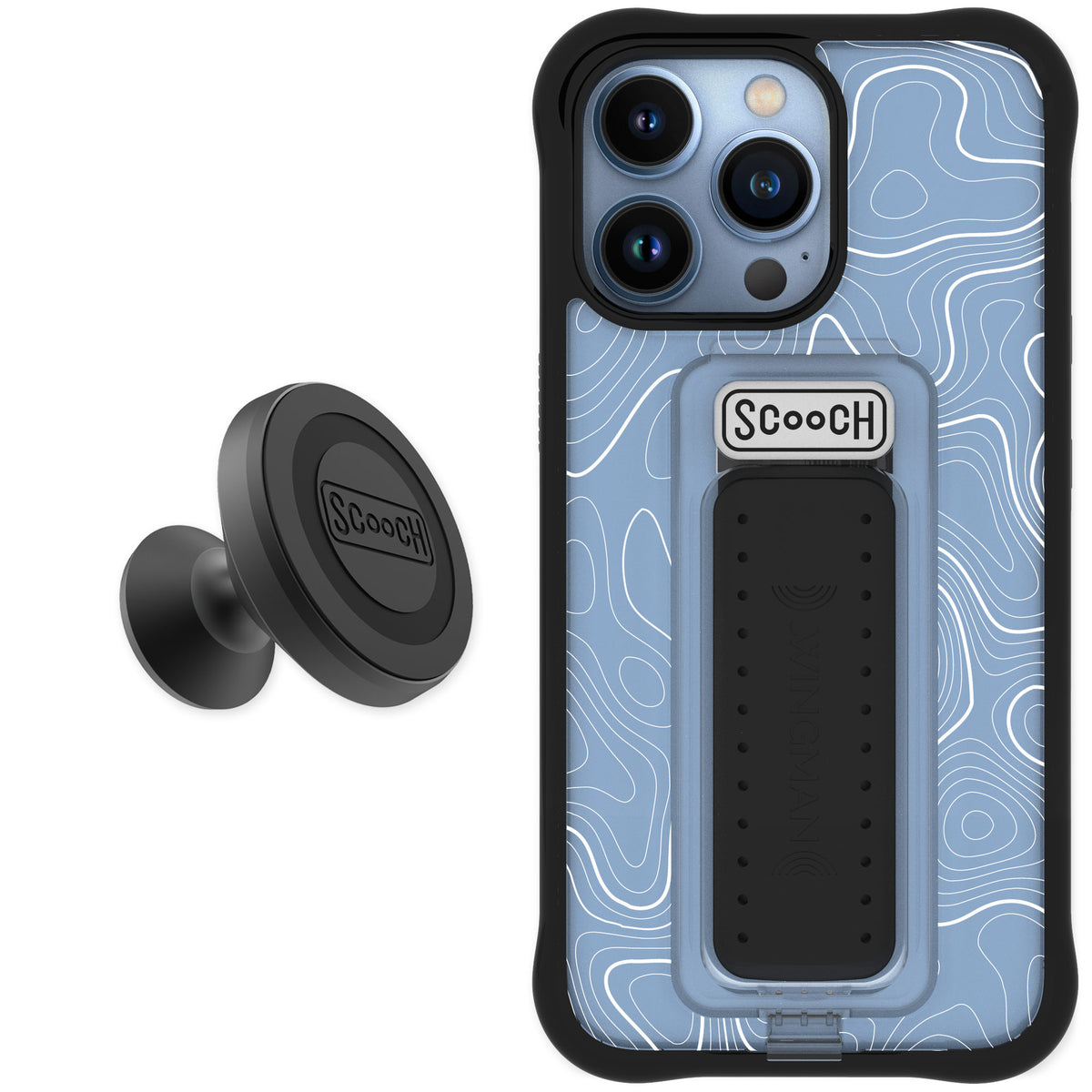 Scooch Wingman Topography for iPhone 13 Pro — Starter Bundle