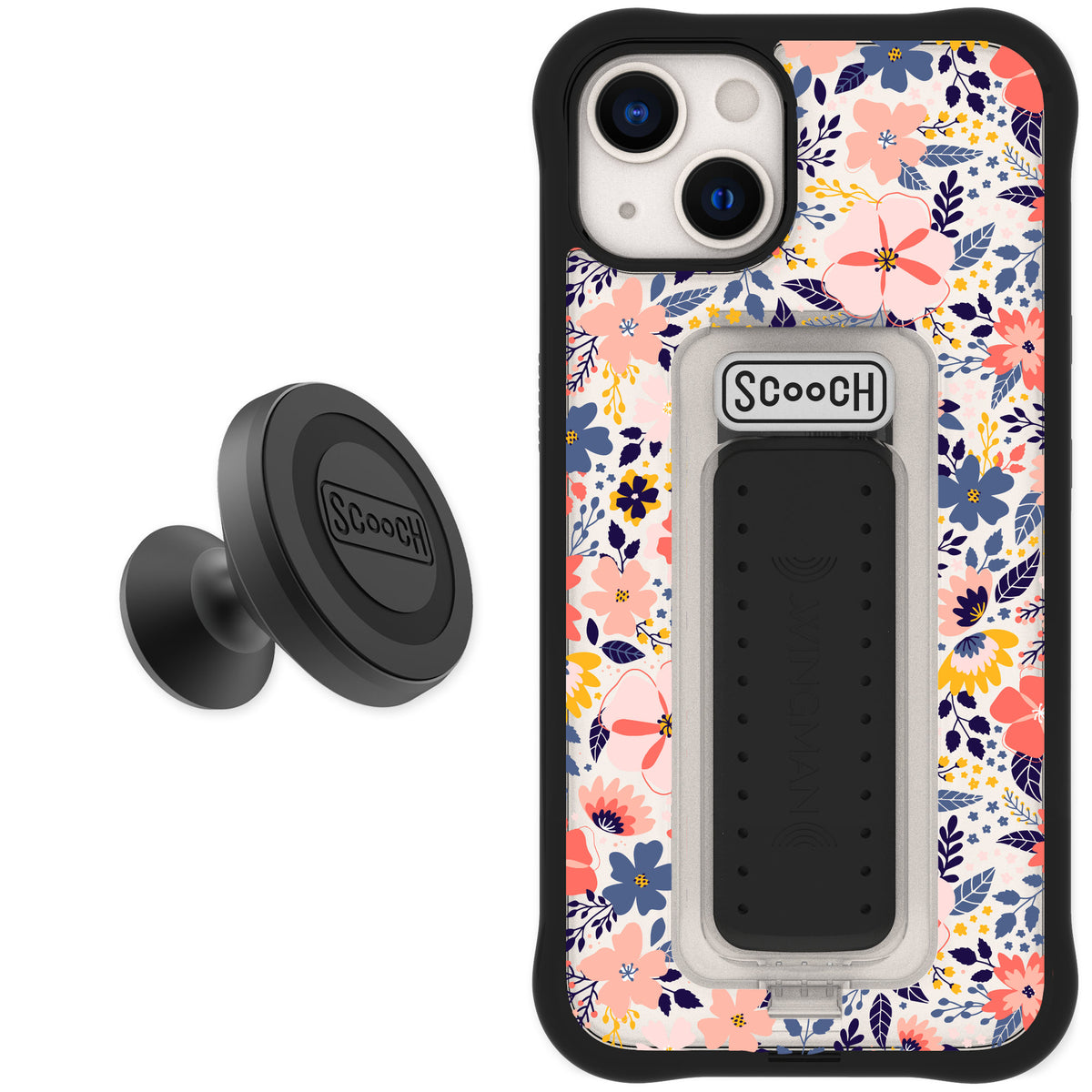 Scooch Wingman Wildflowers for iPhone 13 — Starter Bundle