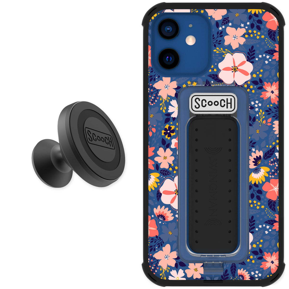 Scooch Wingman Wildflowers for iPhone 12 — Starter Bundle