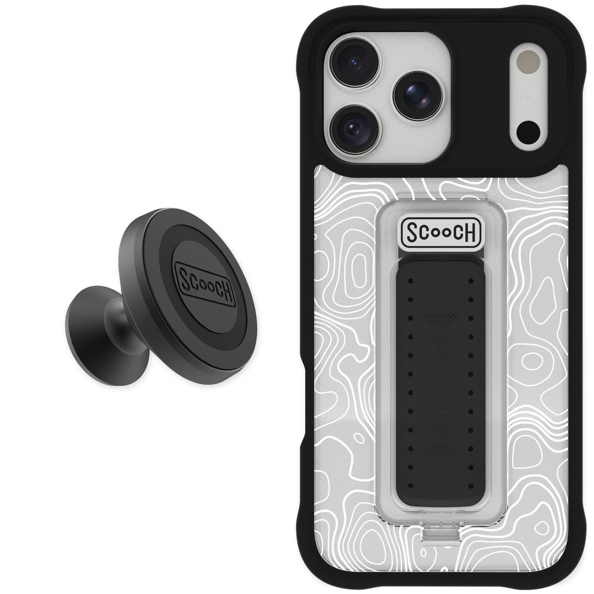 Scooch Wingman Topography for iPhone 18 Pro Max — Starter Bundle