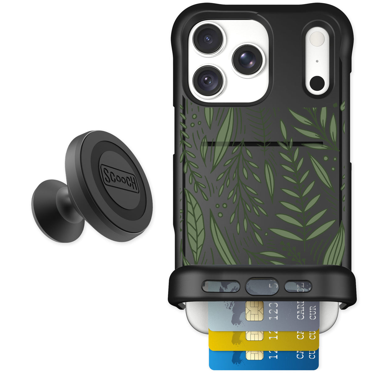 Scooch Wingmate Willow Garden for iPhone 18 Pro Max — Starter Bundle