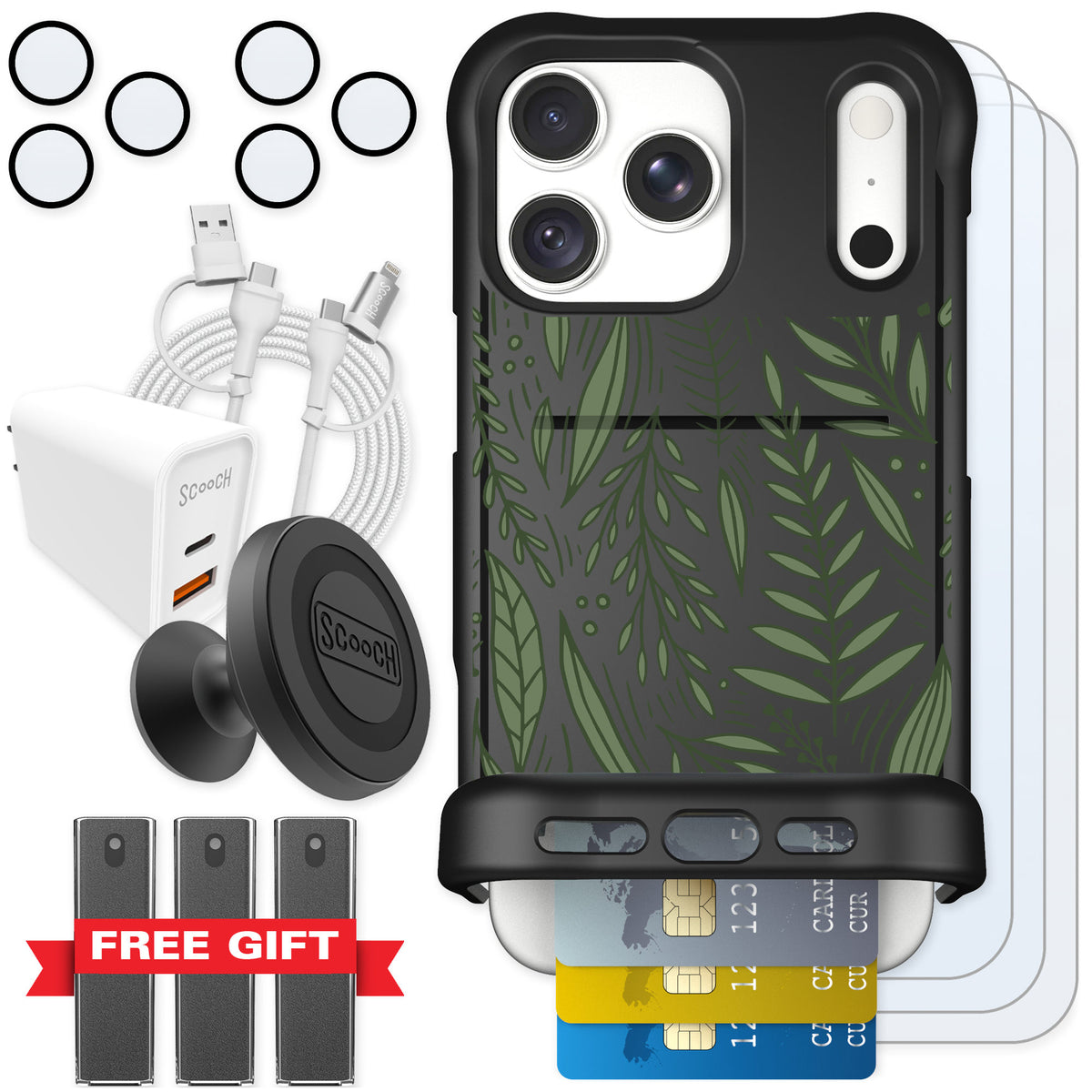 Scooch Wingmate Willow Garden for iPhone 18 Pro Max — Ultimate Bundle