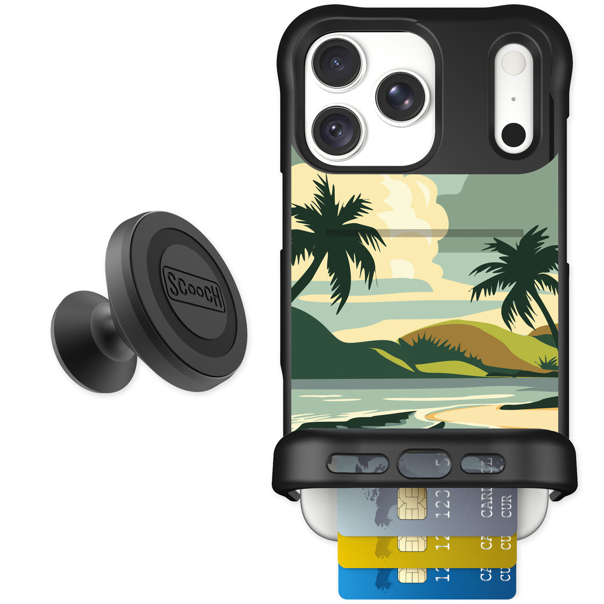 Scooch Wingmate Paradise Cove for iPhone 18 Pro Max — Starter Bundle