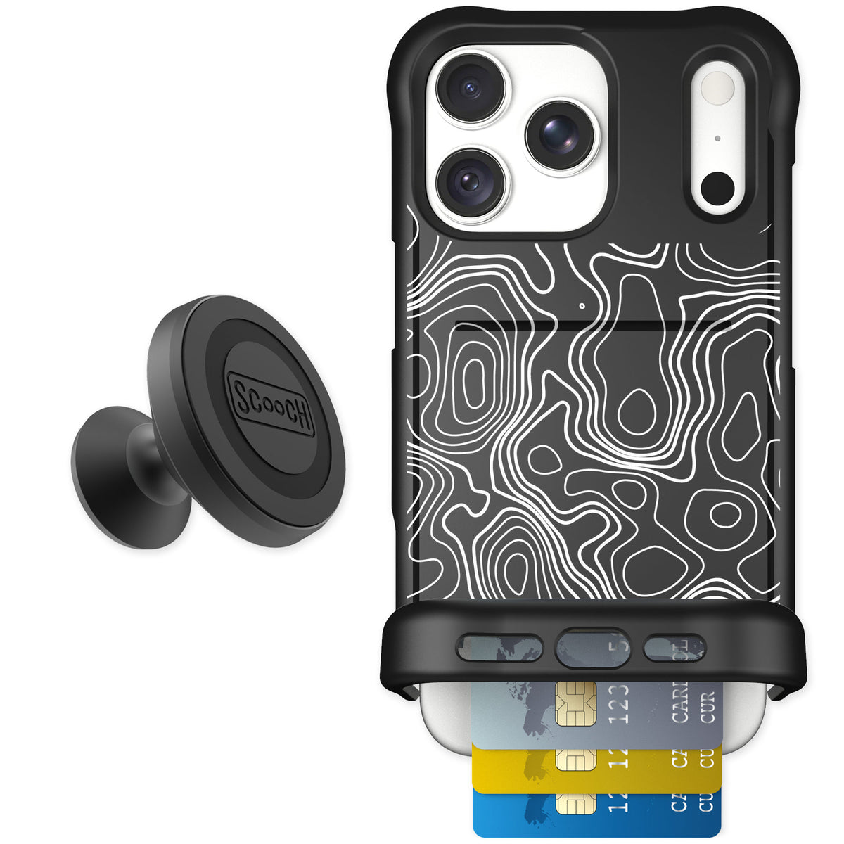 Scooch Wingmate Topography for iPhone 18 Pro Max — Starter Bundle