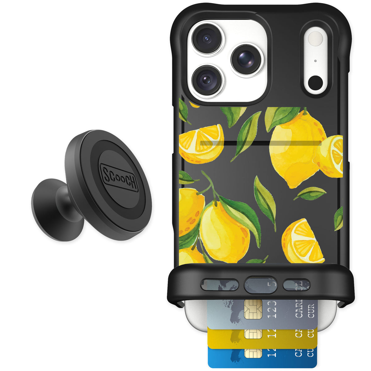 Scooch Wingmate Amalfi Lemons for iPhone 18 Pro Max — Starter Bundle