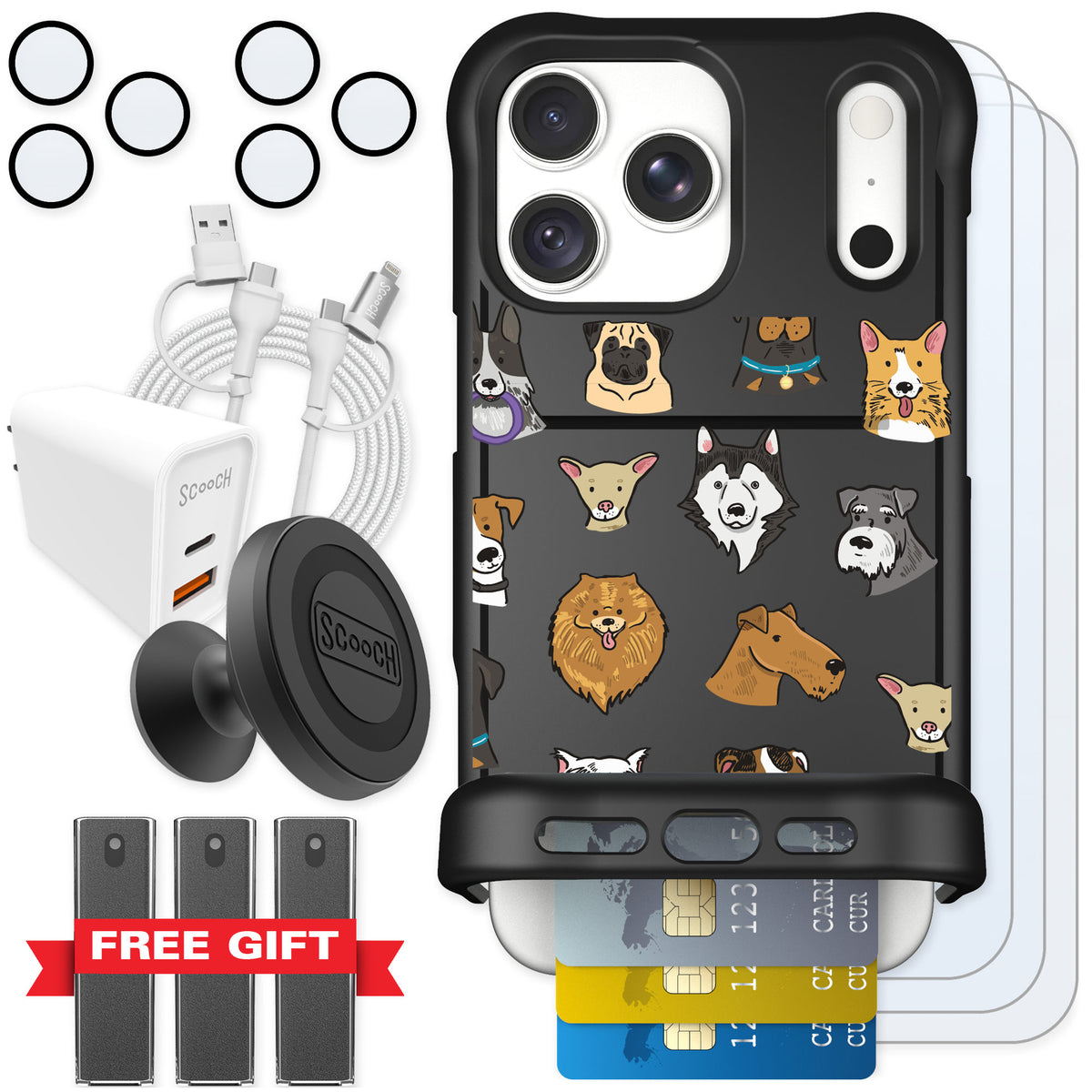 Scooch Wingmate Dog Squad for iPhone 18 Pro Max — Ultimate Bundle
