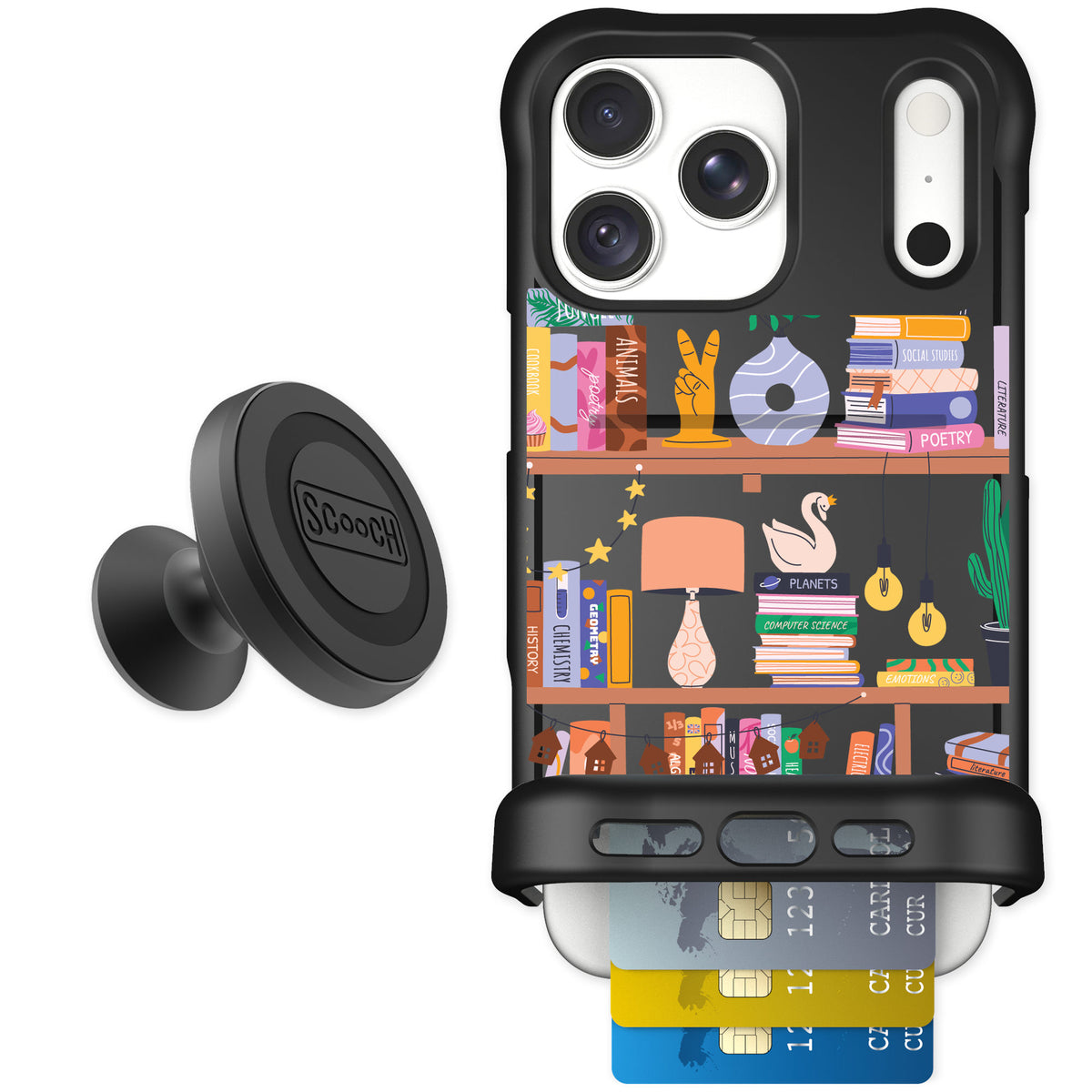 Scooch Wingmate Little Library for iPhone 18 Pro Max — Starter Bundle