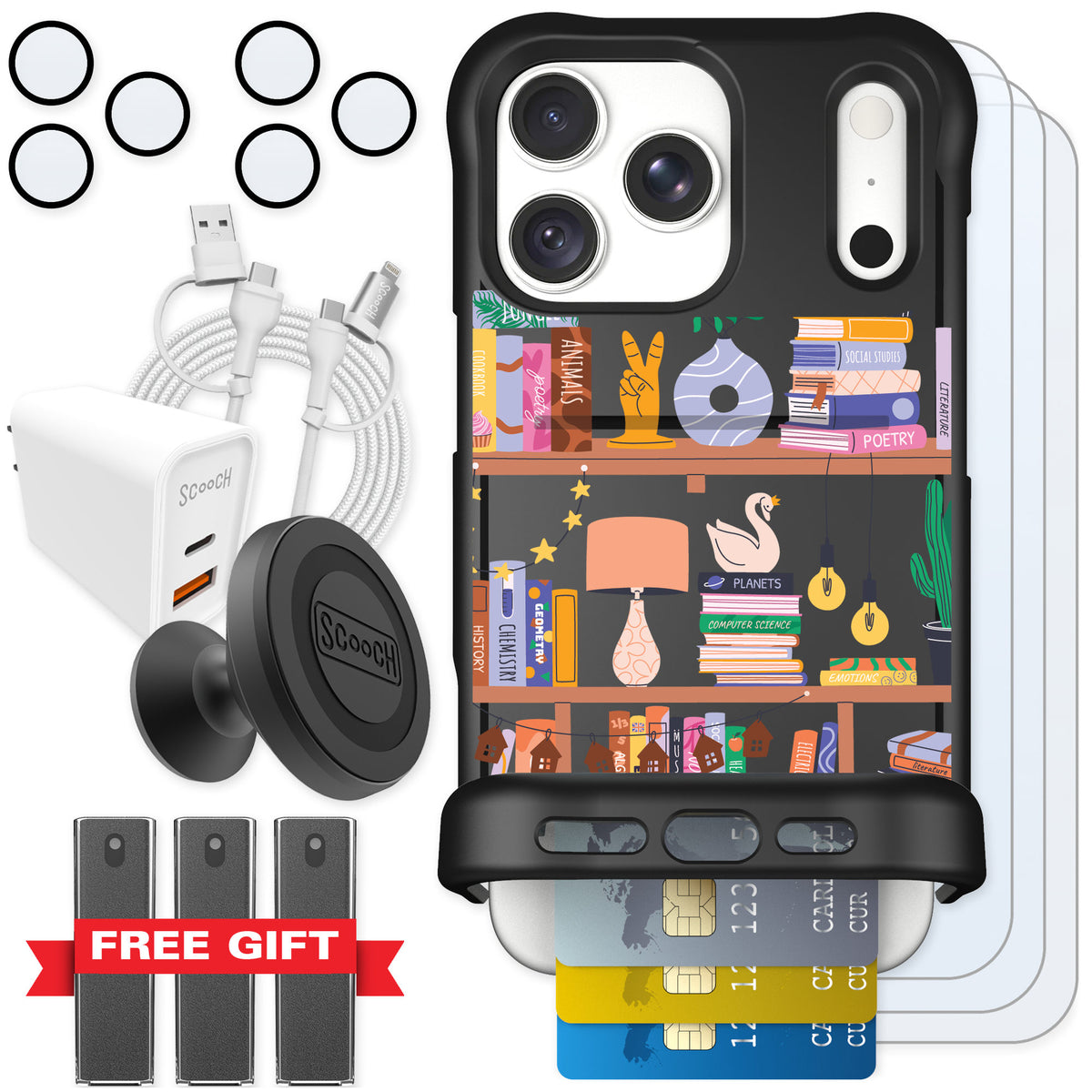 Scooch Wingmate Little Library for iPhone 18 Pro Max — Ultimate Bundle
