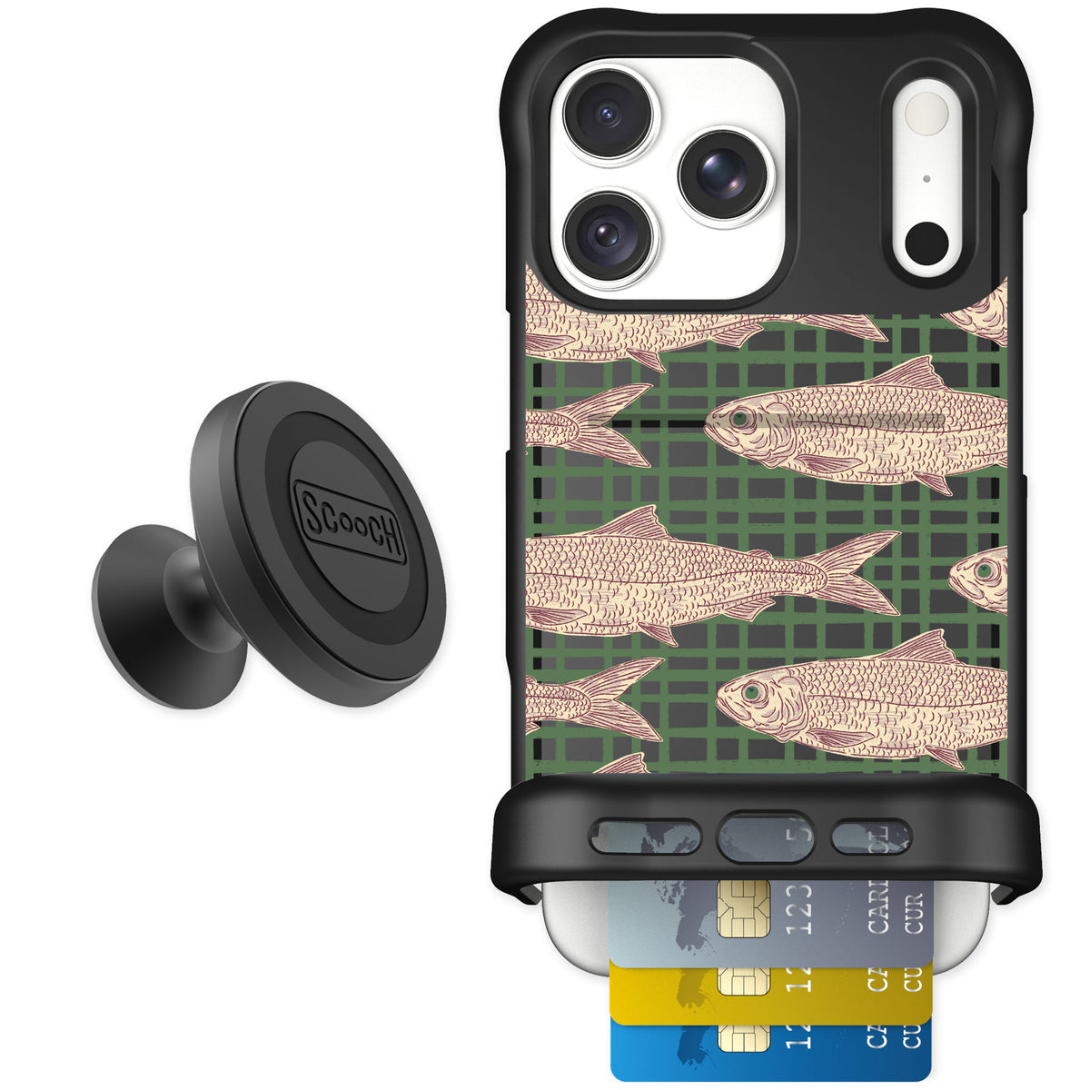 Scooch Wingmate Fresh Catch for iPhone 18 Pro Max — Starter Bundle