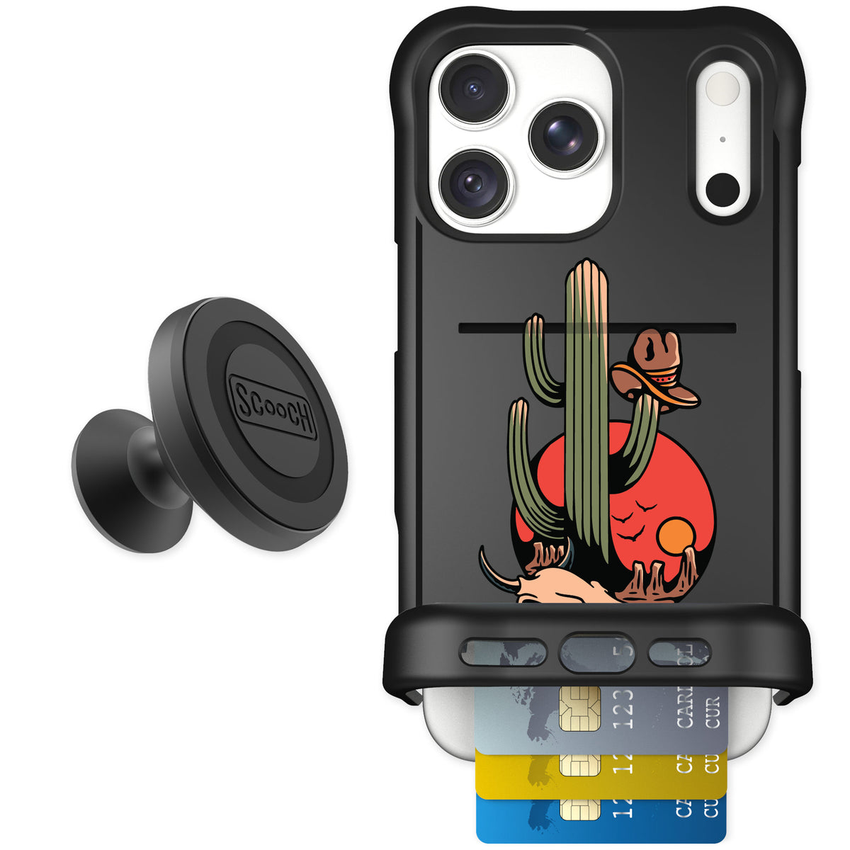 Scooch Wingmate Cactus Flash for iPhone 18 Pro Max — Starter Bundle