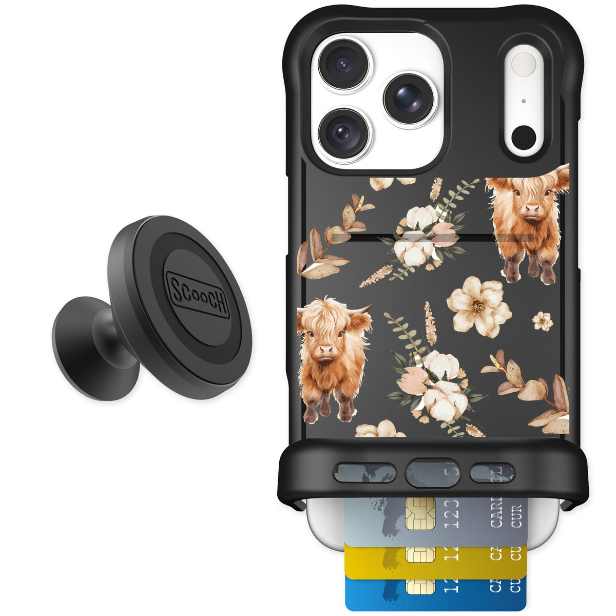 Scooch Wingmate Baby Cow for iPhone 18 Pro Max — Starter Bundle