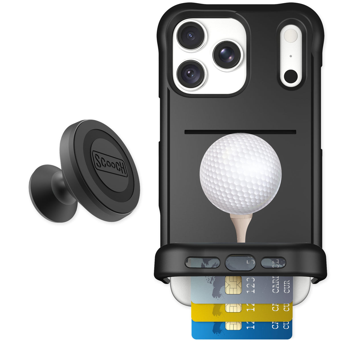 Scooch Wingmate Tee Time for iPhone 18 Pro Max — Starter Bundle