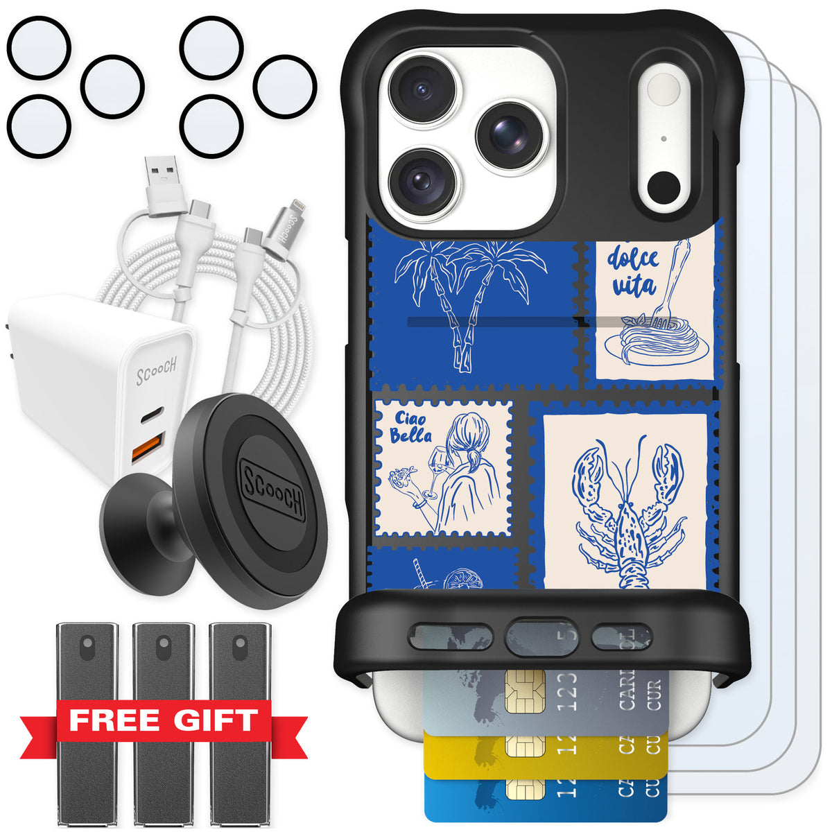 Scooch Wingmate Euro Summer for iPhone 18 Pro Max — Ultimate Bundle