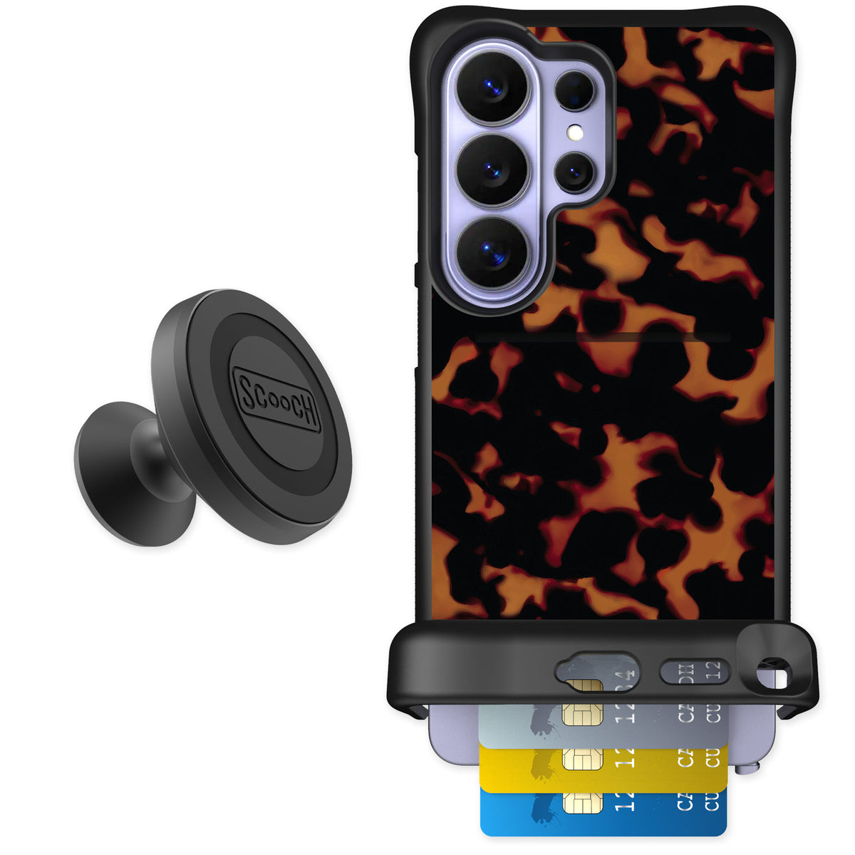 Scooch Wingmate Tortoise Shell for Galaxy S26 Ultra — Starter Bundle