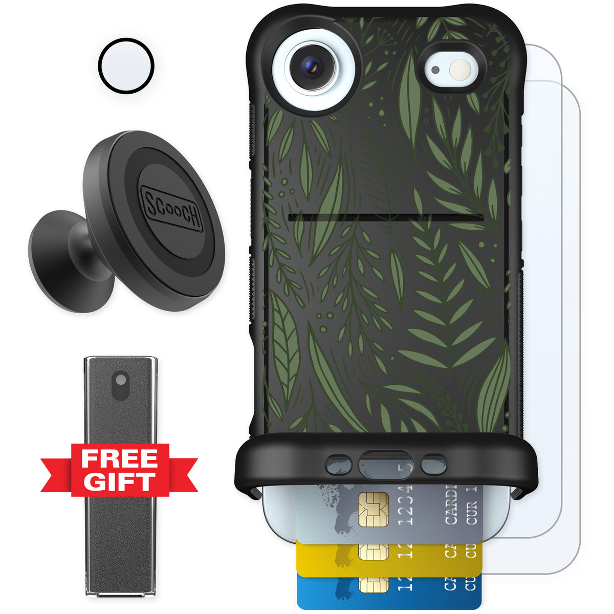 Scooch Wingmate Willow Garden for iPhone Air — Defender Bundle