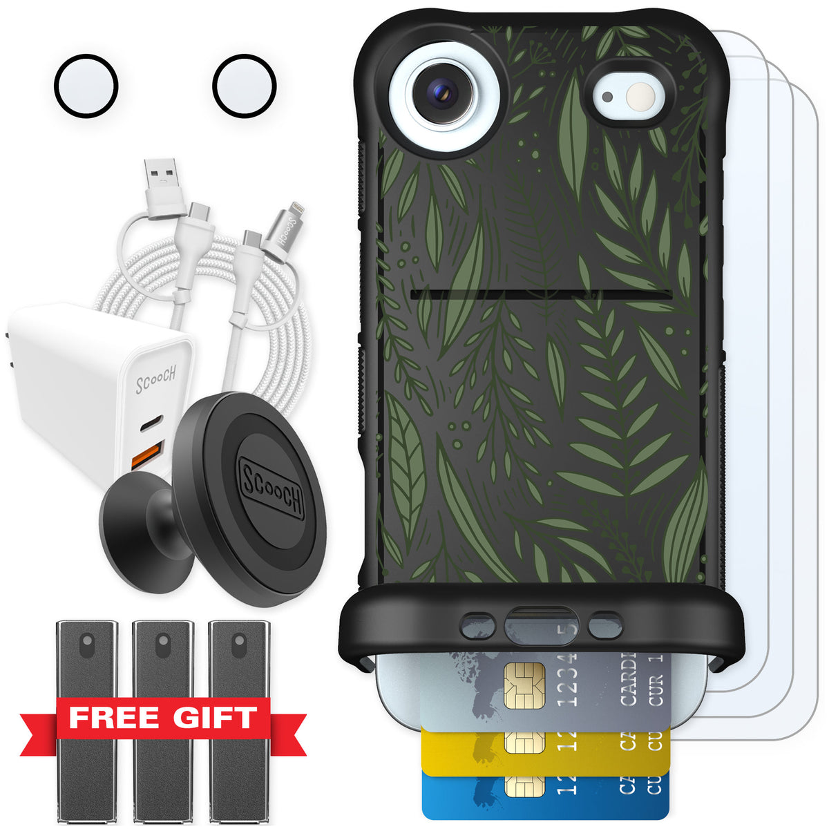 Scooch Wingmate Willow Garden for iPhone Air — Ultimate Bundle