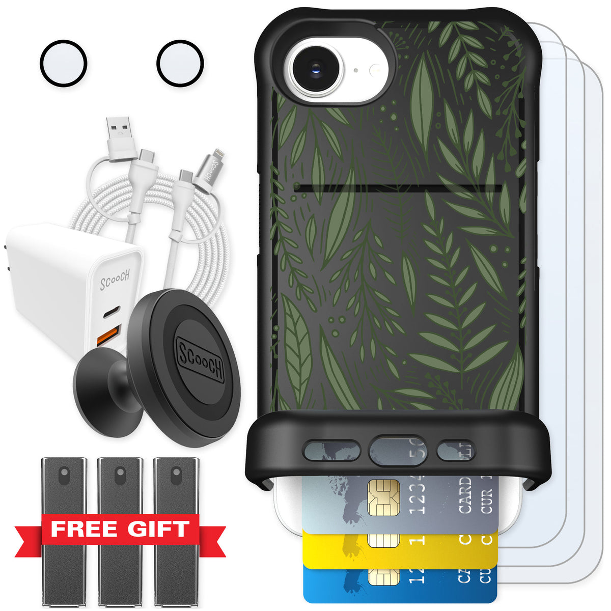 Scooch Wingmate Willow Garden for iPhone 17e — Ultimate Bundle