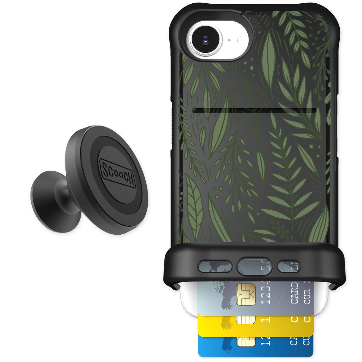 Scooch Wingmate Willow Garden for iPhone 16e — Starter Bundle