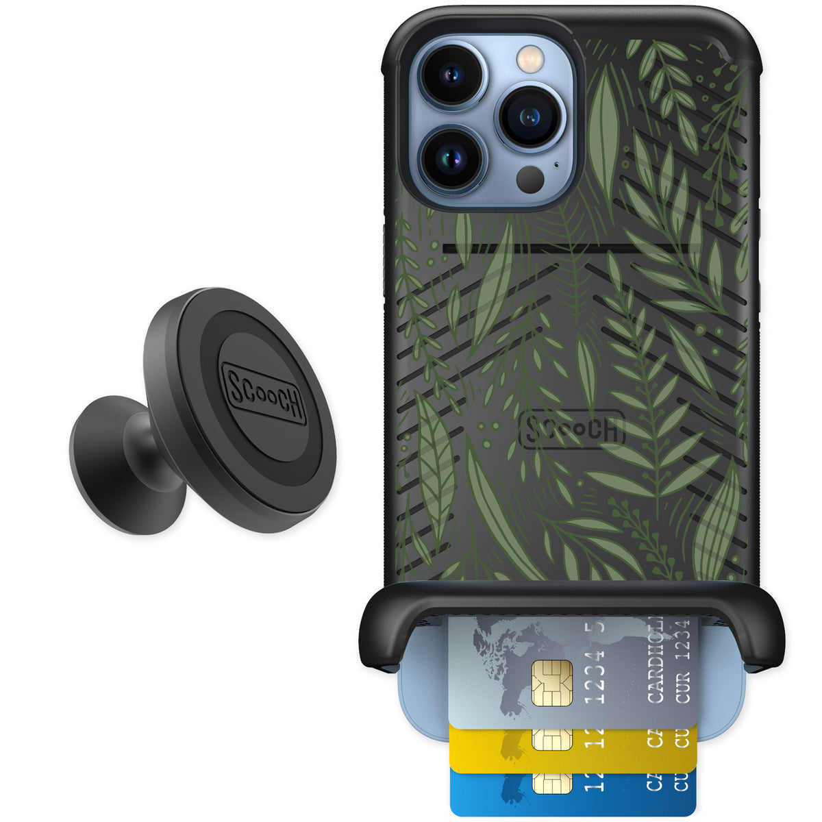 Scooch Wingmate Willow Garden for iPhone 13 Pro Max — Starter Bundle