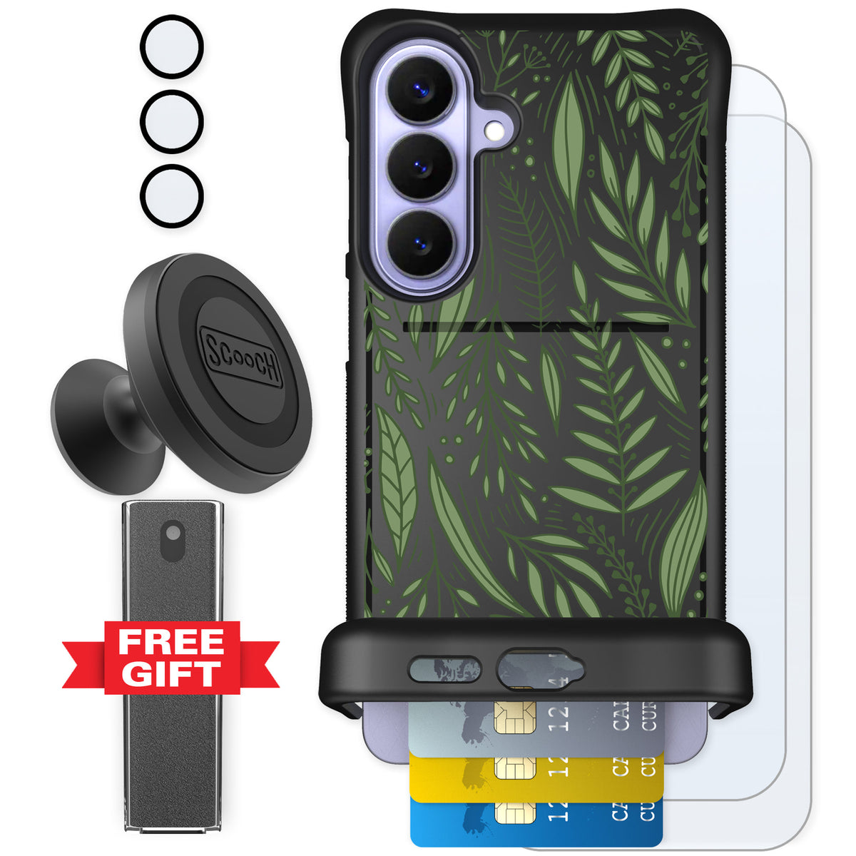 Scooch Wingmate Willow Garden for Galaxy S26+ — Defender Bundle